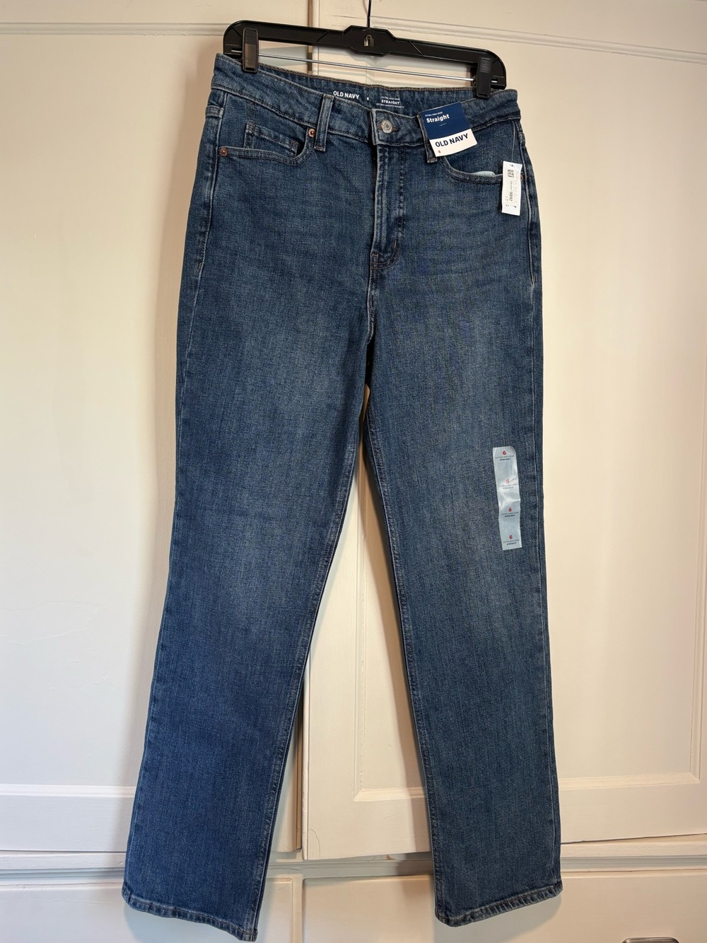 Old Navy Women’s Extra High Rise Straight Jeans